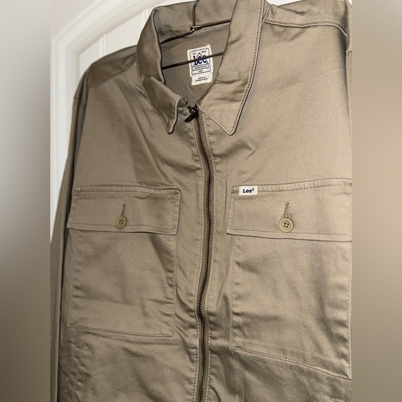 Lee Men's Khaki Shirt Jacket - Picture 10 of 13